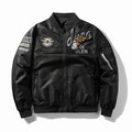 Veste bomber MA1 homme réversible grande taille – style baseball brodé, automne-hiver