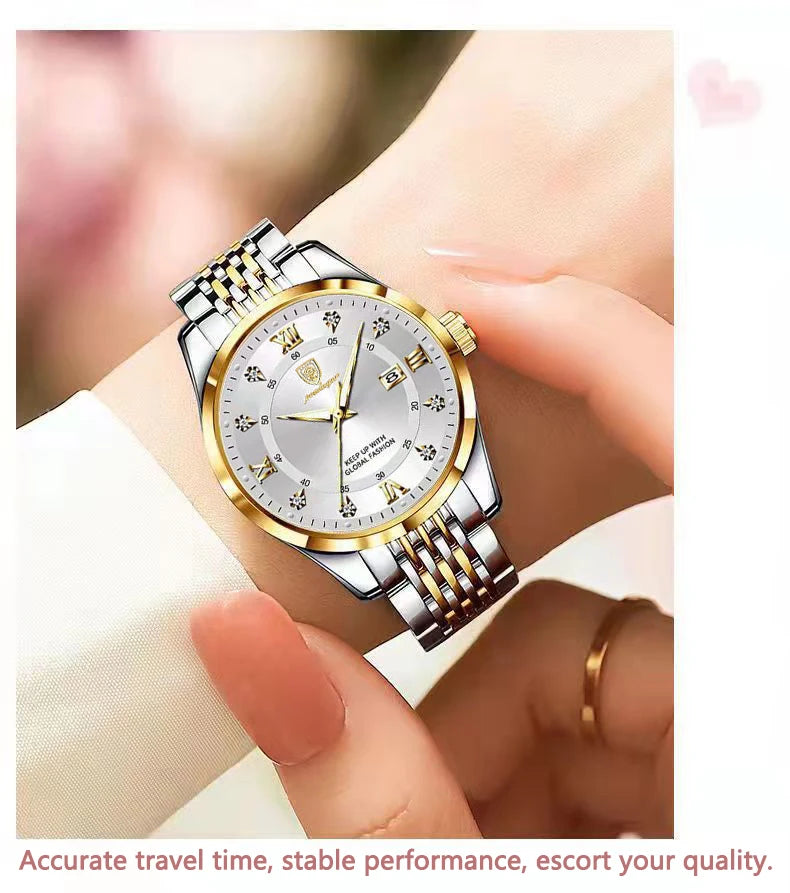 Montre Femme POEDAGAR 268 – Élégante, Étanche, Quartz et Acier Inoxydable