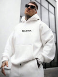 20256 Autumn Winter Hoodie Believer Letter Print Men's Sport Casual Sweatshirts Hoodie Women Fashion Harajuku Oversized Hoodies