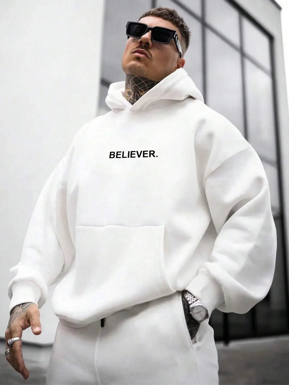 20256 Autumn Winter Hoodie Believer Letter Print Men's Sport Casual Sweatshirts Hoodie Women Fashion Harajuku Oversized Hoodies