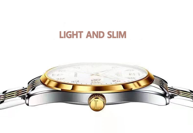 Montre Femme POEDAGAR 268 – Élégante, Étanche, Quartz et Acier Inoxydable