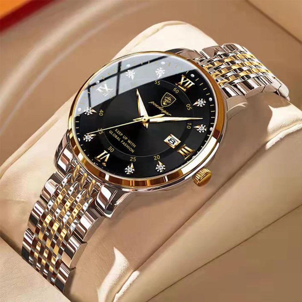Montre Femme POEDAGAR 268 – Élégante, Étanche, Quartz et Acier Inoxydable
