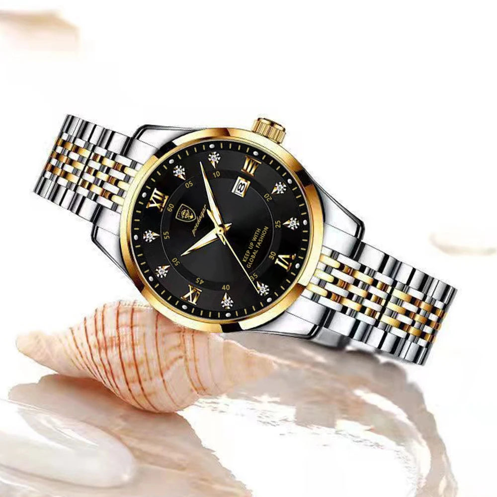 Montre Femme POEDAGAR 268 – Élégante, Étanche, Quartz et Acier Inoxydable