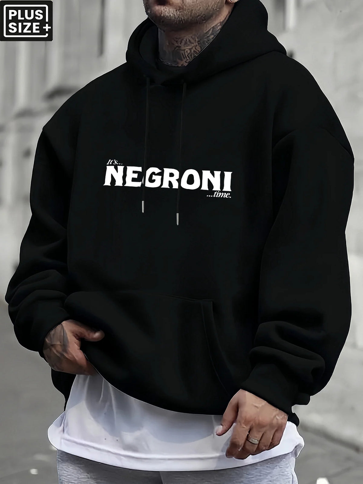 Sweat à capuche Negroni Noir – Style Streetwear